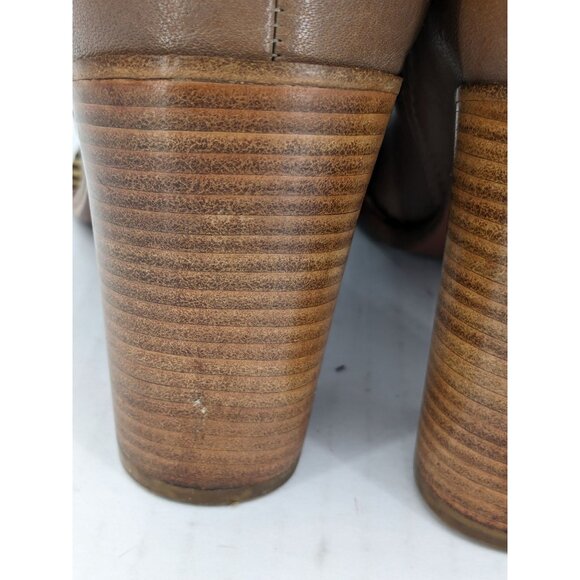 Marc by Marc Jacobs Leather Ankle Booties Women Size 8 US Chunky Heel Minimalist - Picture 3 of 13